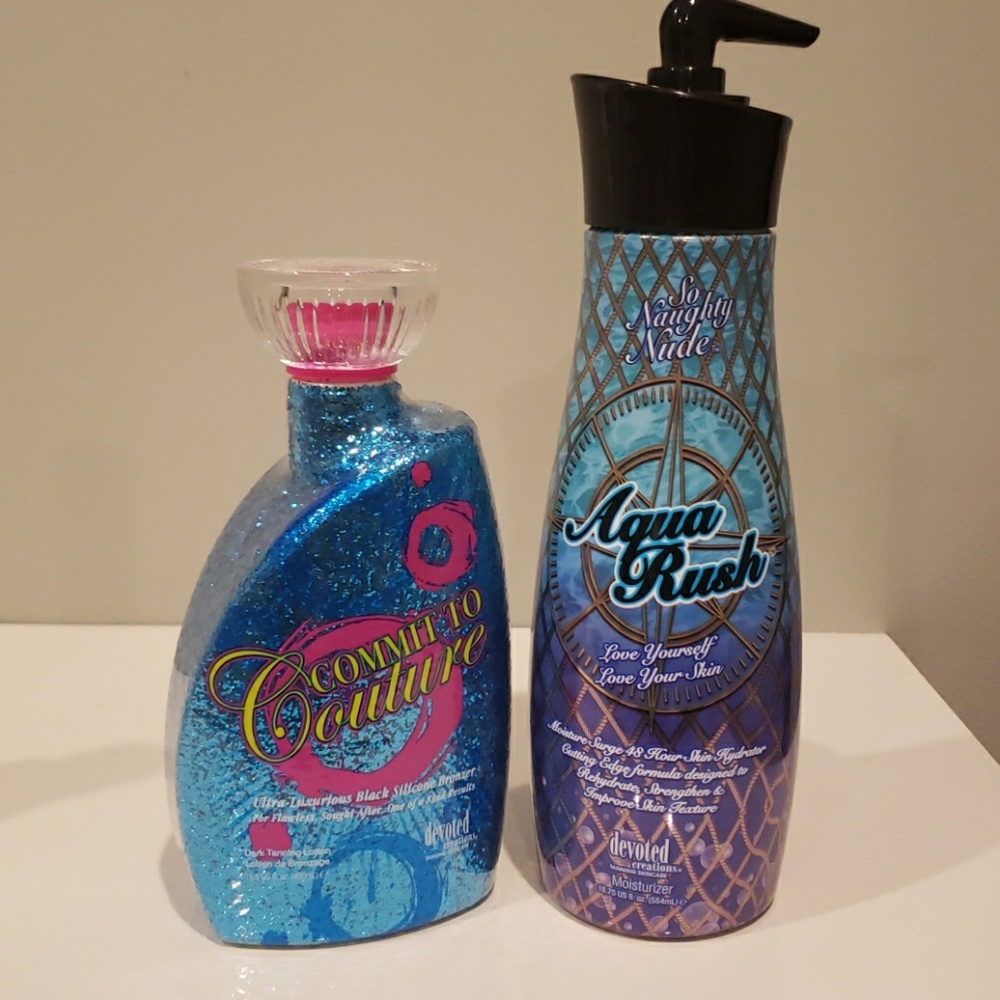 Bronzing tanning lotion and Body moisturizer